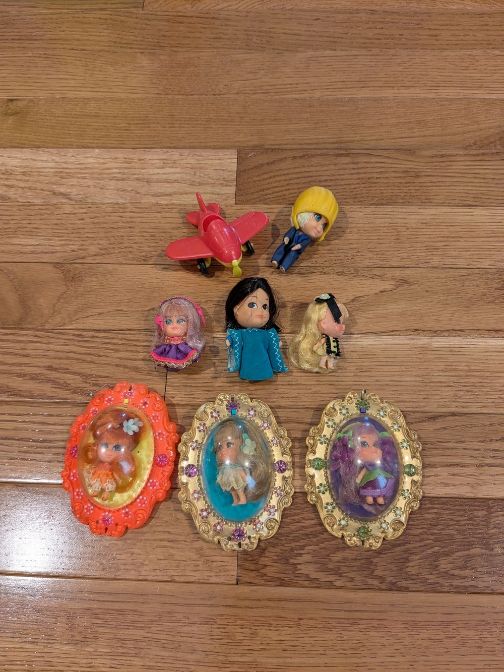 Vintage 1960's Mattel Liddle Kiddle Dolls Lot